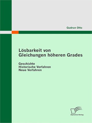 cover image of Lösbarkeit von Gleichungen höheren Grades